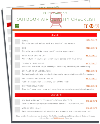 Outdoor Air Quality Checklist image