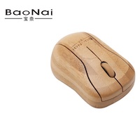 BaoNai Bamboo Wireless Mouse