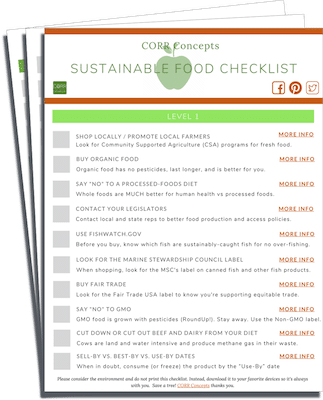 Sustainable Food Checklist image