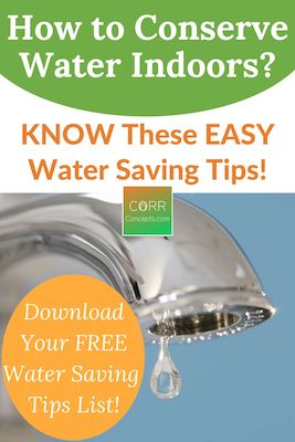 How to Conserve Indoor Water-Pinterest pin