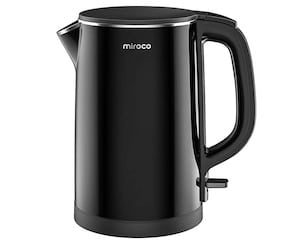 Miroco 1.5L Double Wall 100% Stainless Steel BPA-Free Cool Touch Tea Kettle